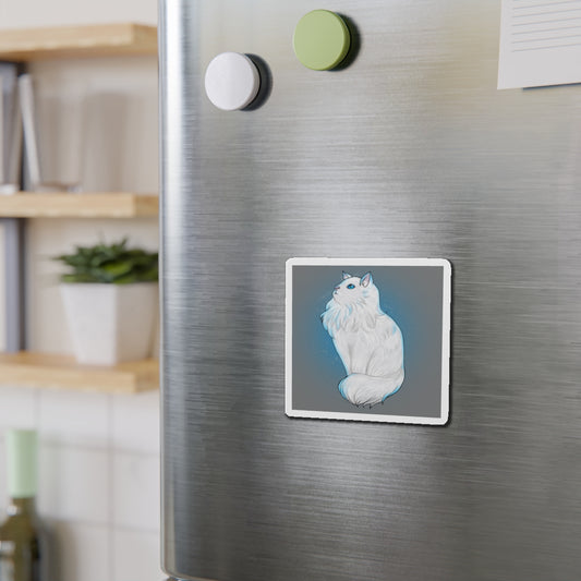 Cat Familiar Kiss-Cut Magnet
