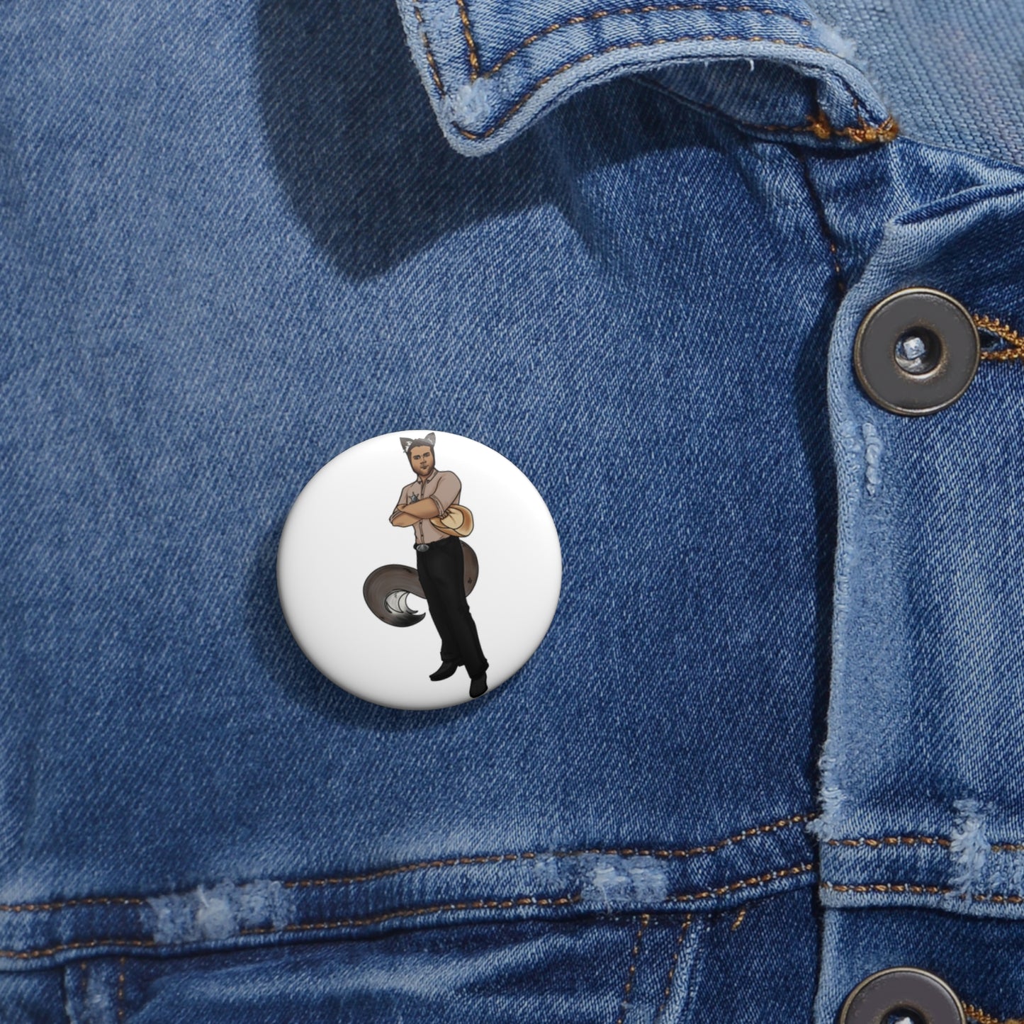 Sheriff/Alpha Button Pin