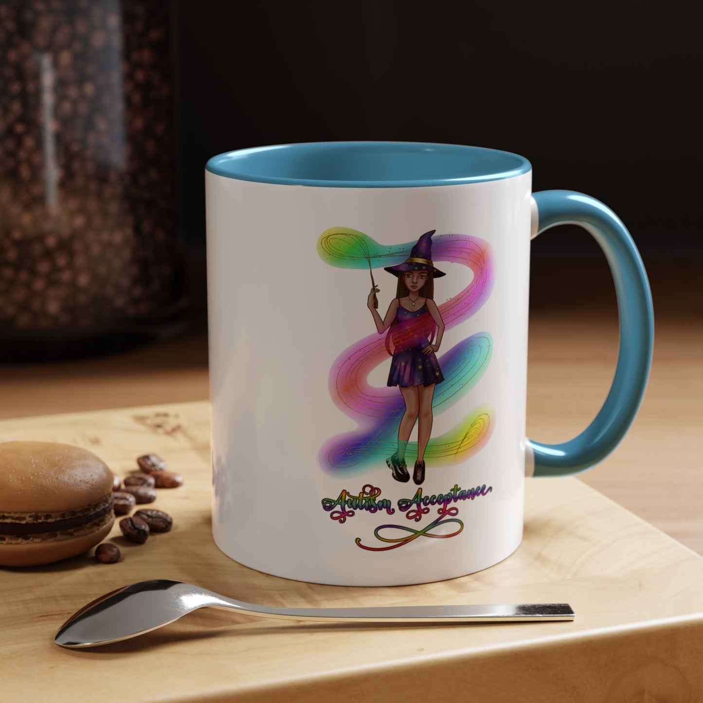 Autism Acceptance Magical Witch Mug