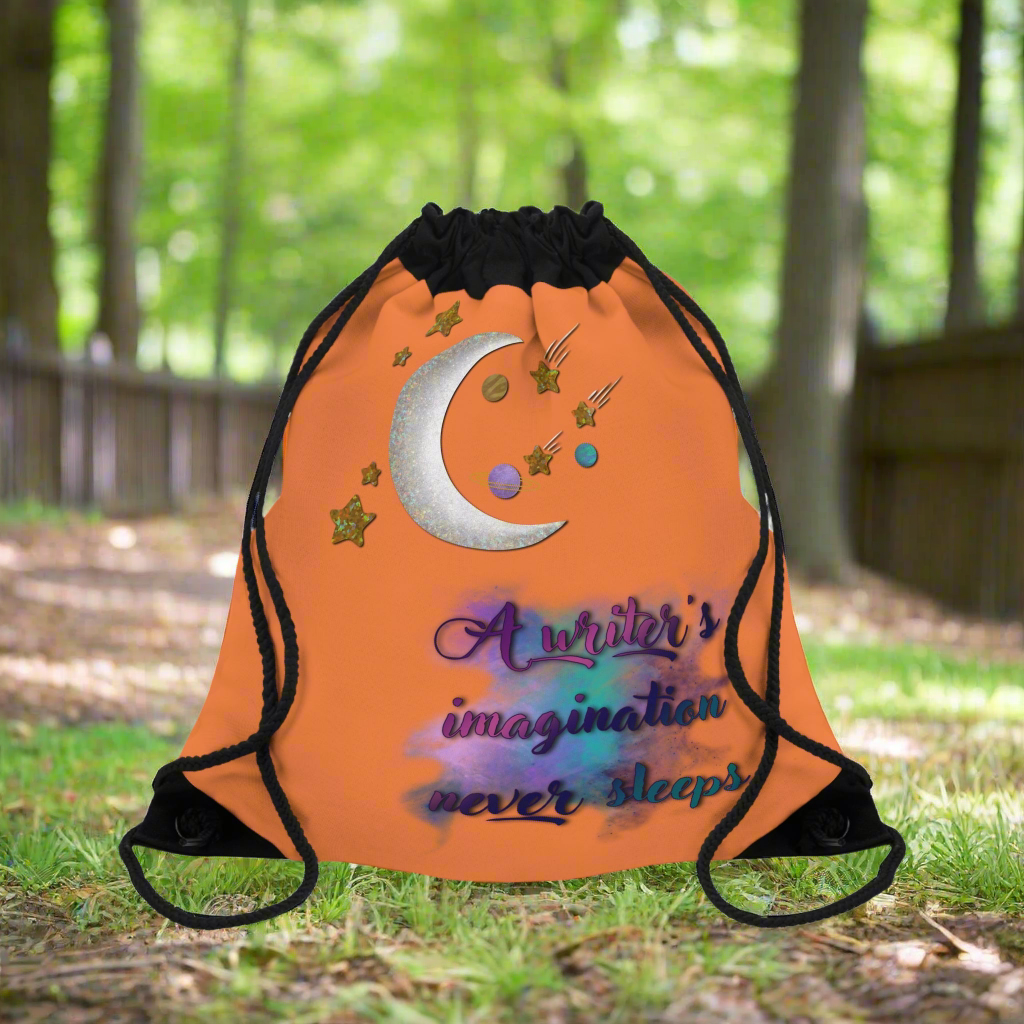 Writer's Imagination Drawstring Bag