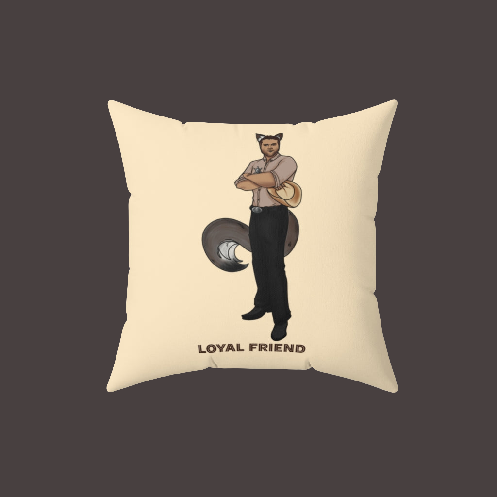 Loyal Friend Sheriff/Alpha Decorative Pillow
