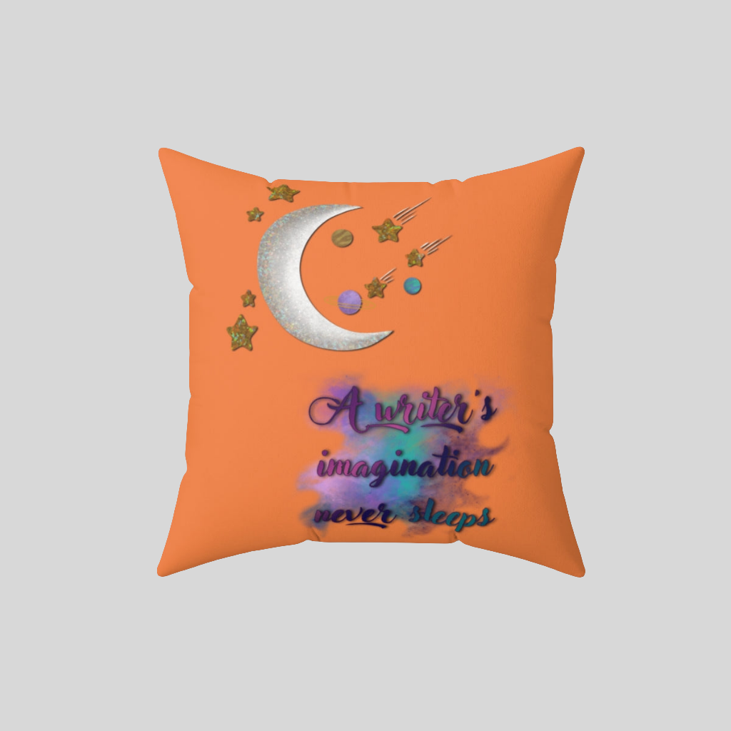 Writer's Imagination Decorative Pillow