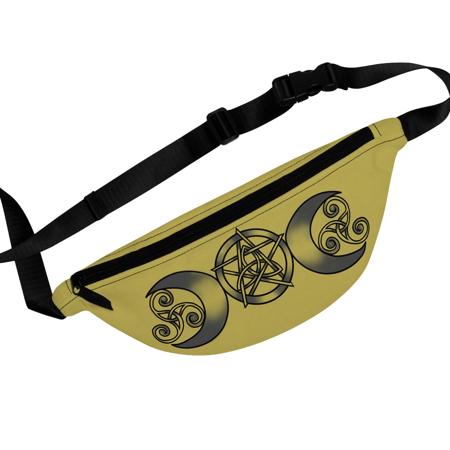 Triple Moon-Triquetra-Pentacle-Triskele Fanny Pack