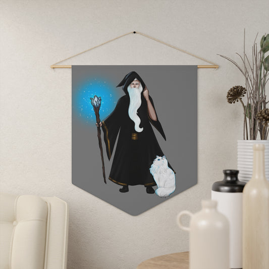 Wizard/Cat Familiar Pennant