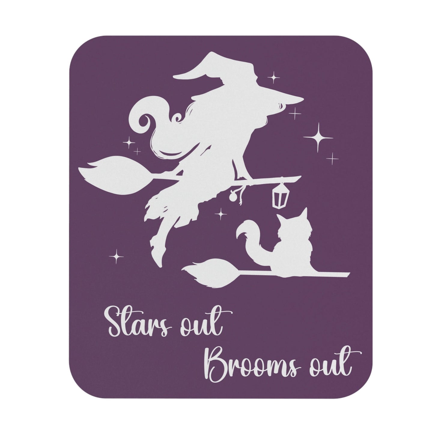 Light Shadow Witch with Cat Mouse Pad