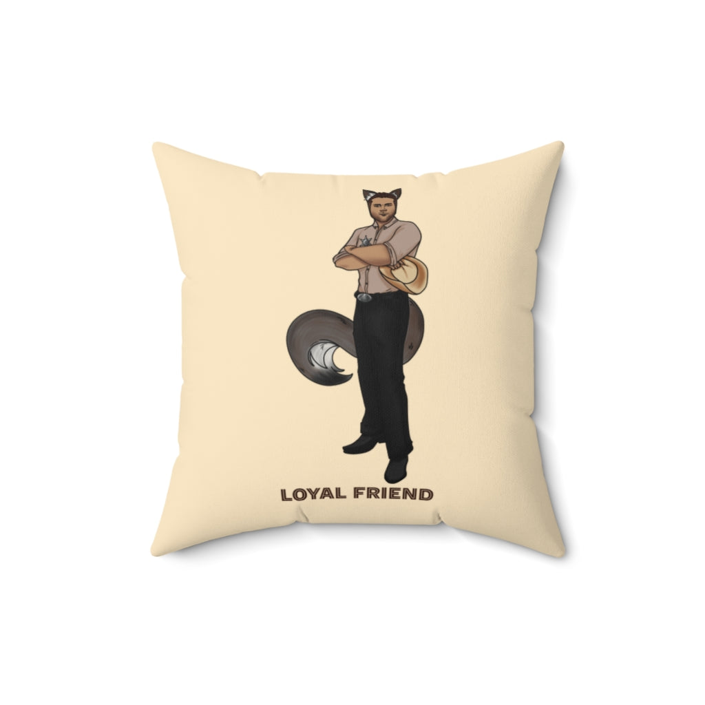 Loyal Friend Sheriff/Alpha Decorative Pillow
