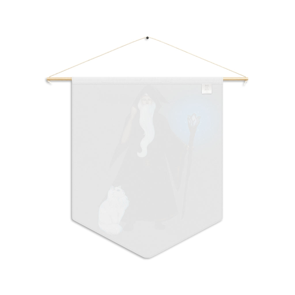 Wizard/Cat Familiar Pennant