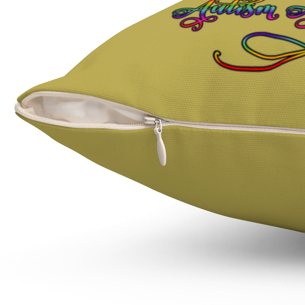 Autism Acceptance Magical Witch Decorative Pillow