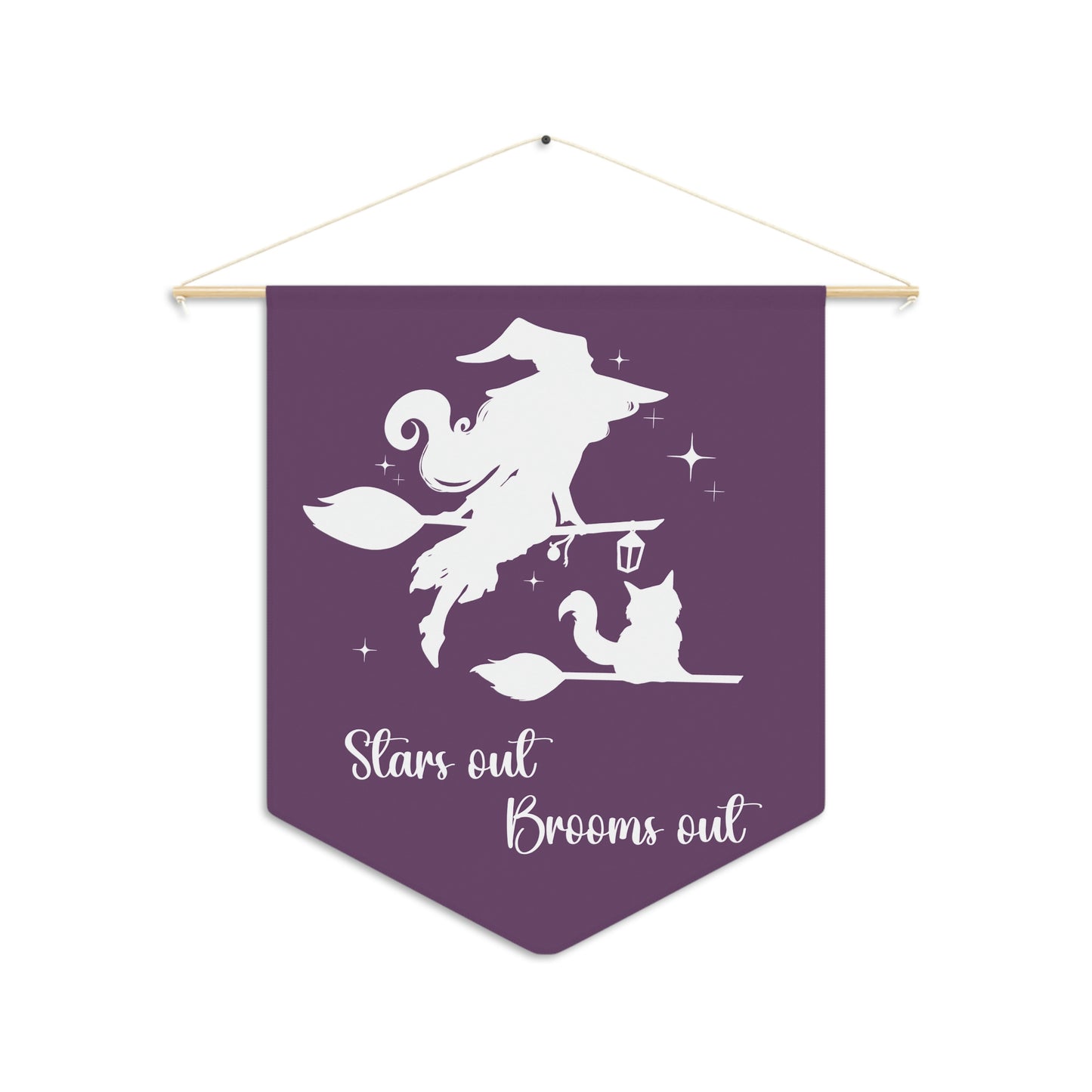 Light Shadow Witch with Cat Pennant