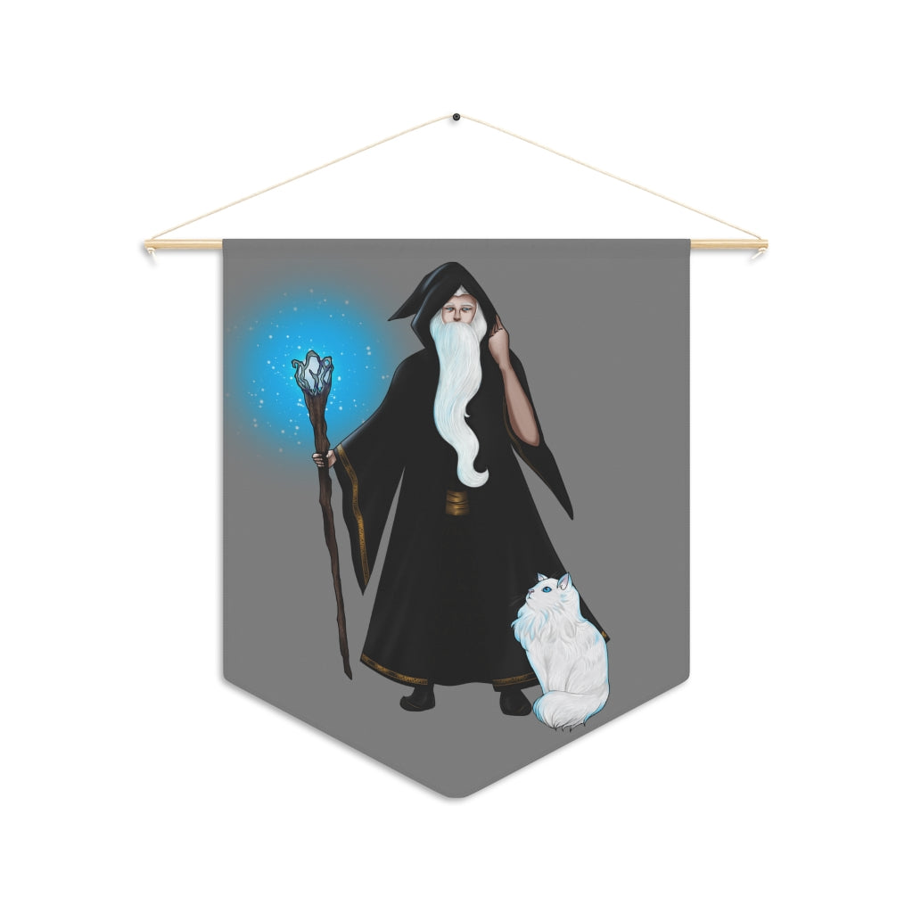Wizard/Cat Familiar Pennant