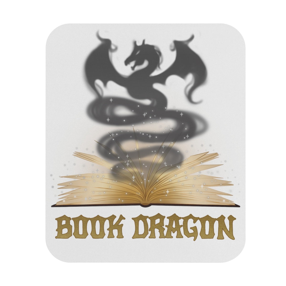 Book Dragon Mouse Pad