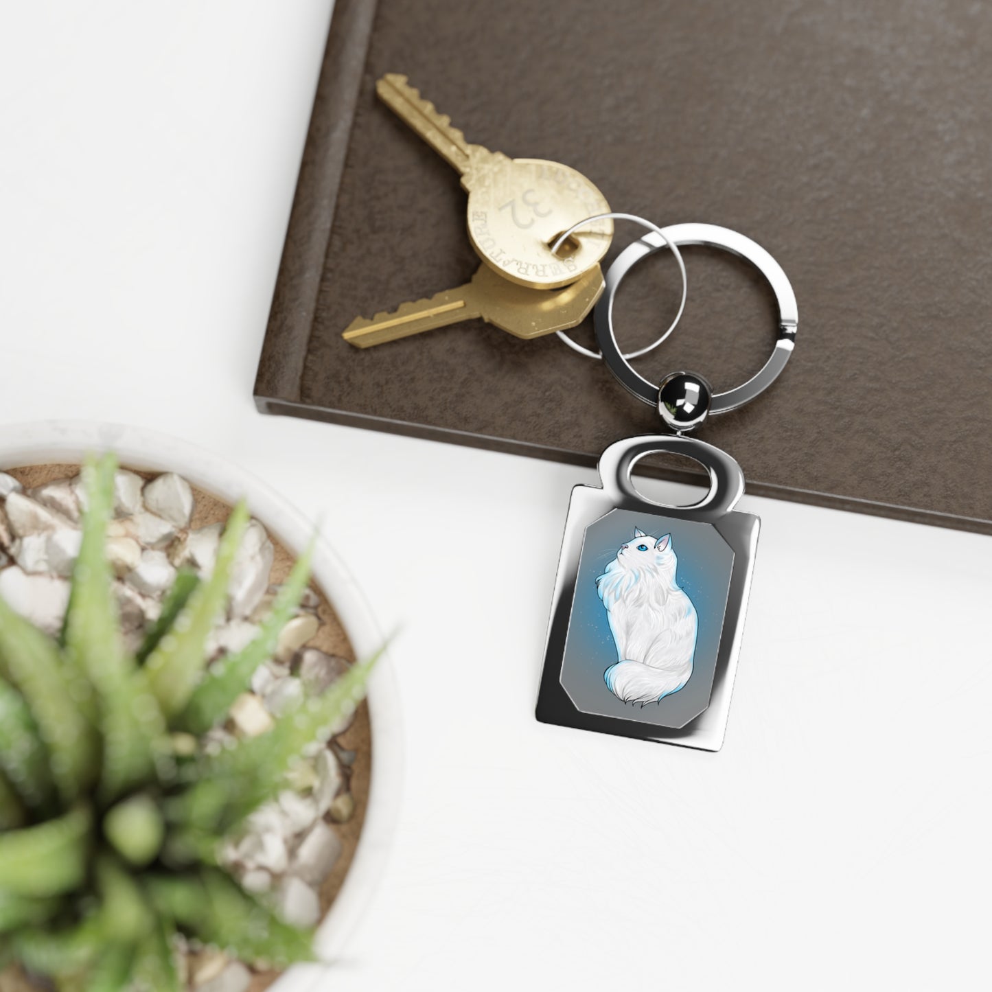 Cat Familiar Keyring