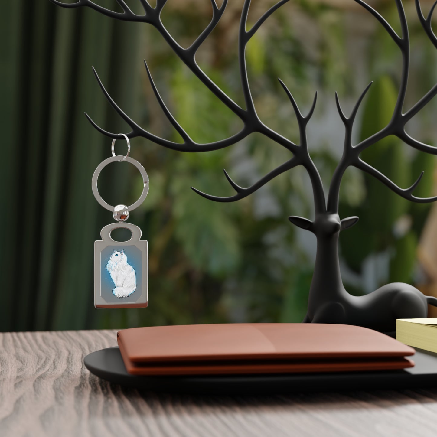 Cat Familiar Keyring