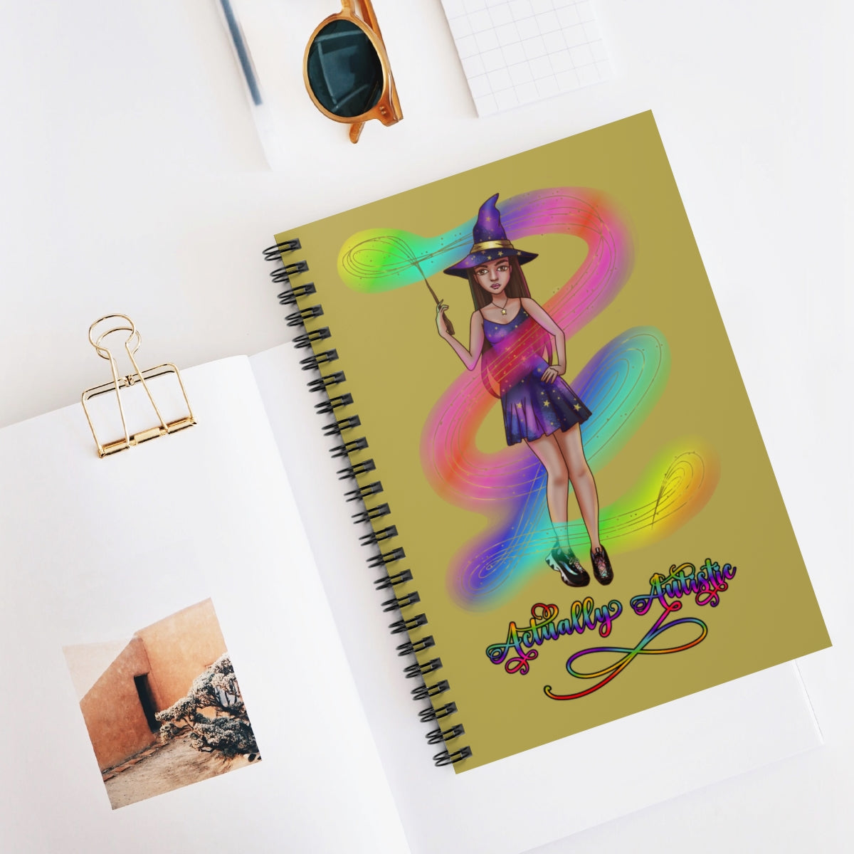 Actually Autistic Magical Witch Notebook