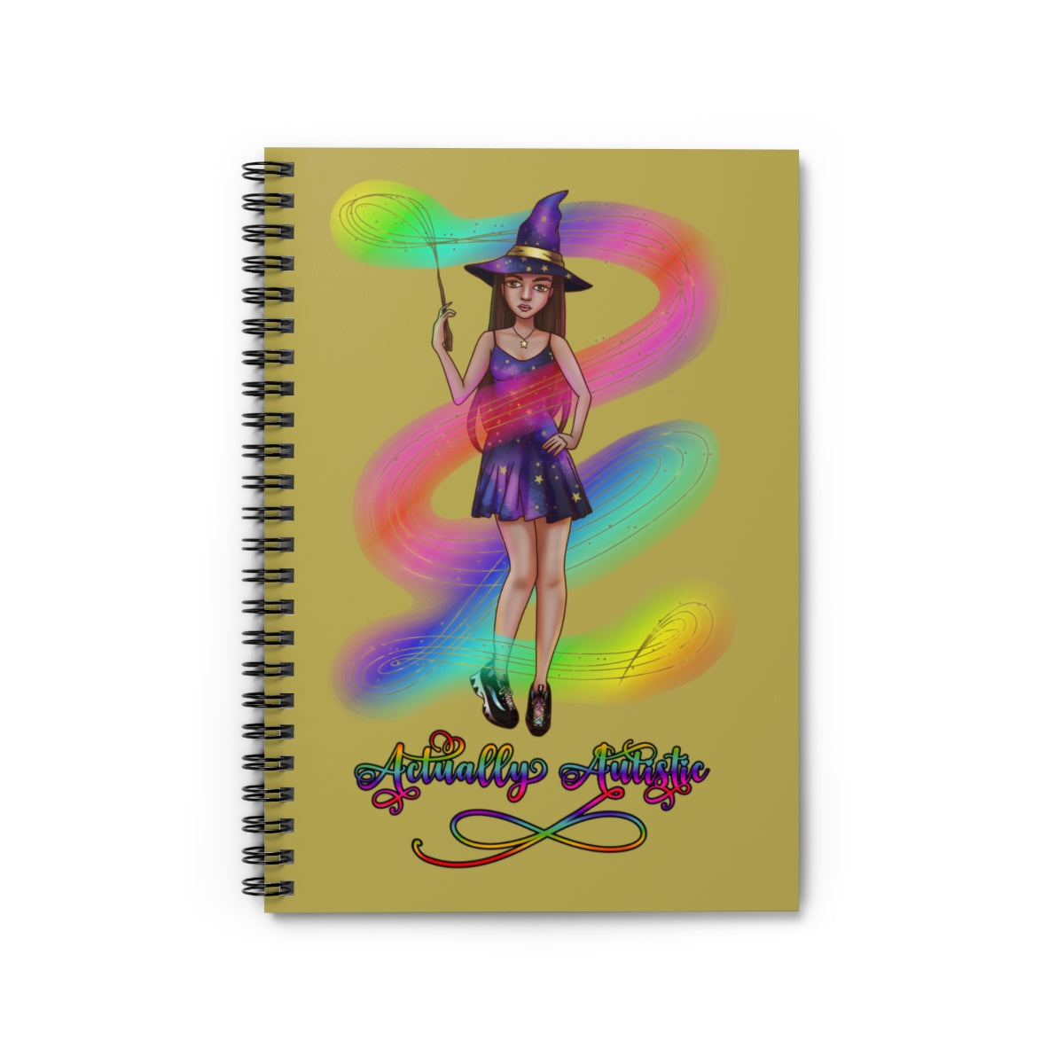 Actually Autistic Magical Witch Notebook