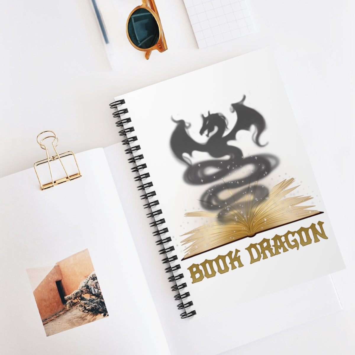 Book Dragon Notebook
