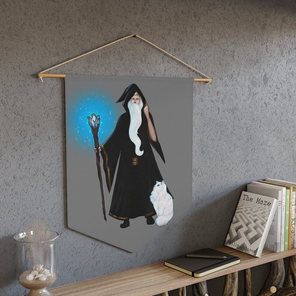 Wizard/Cat Familiar Pennant