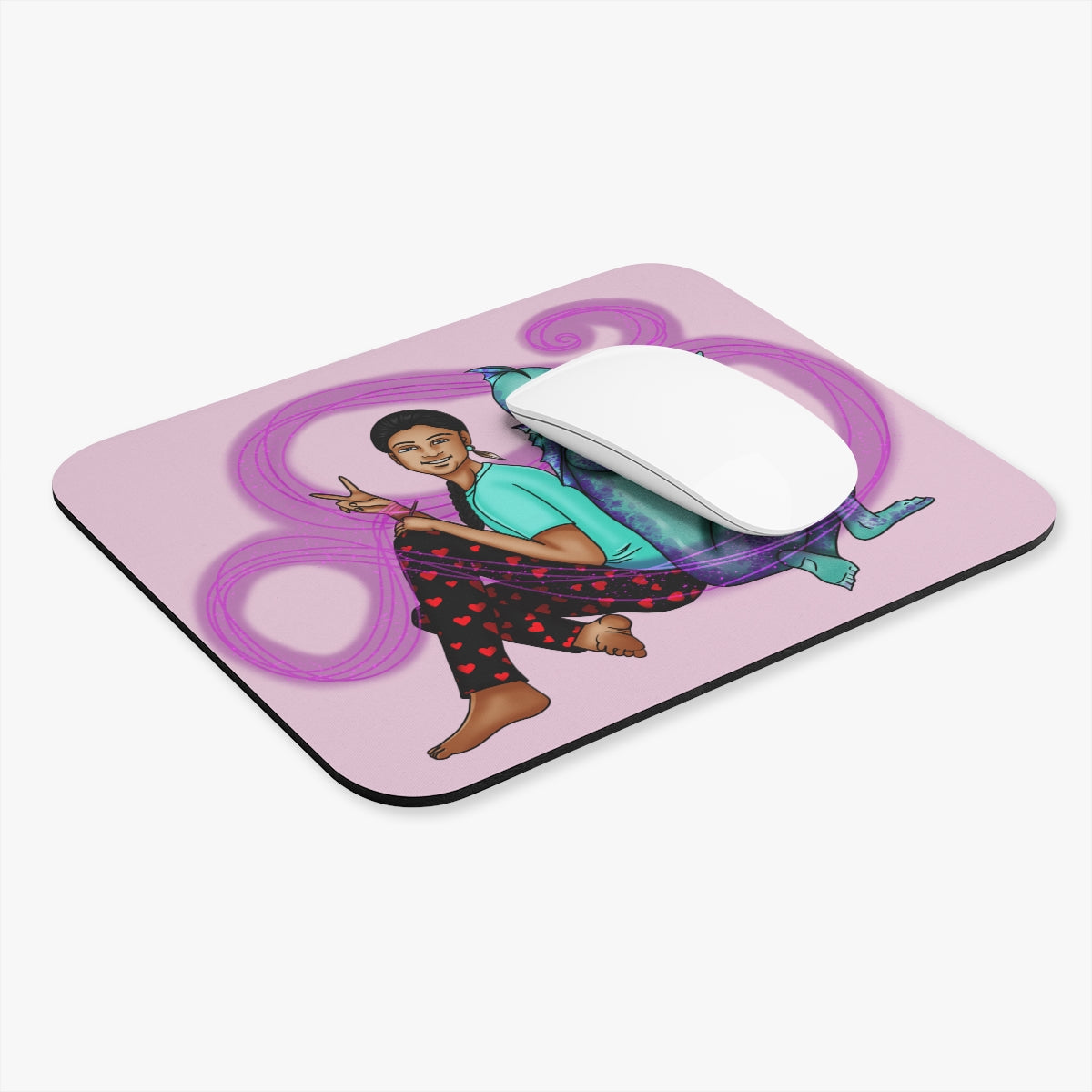 Light Witch/Lake Monster Mouse Pad