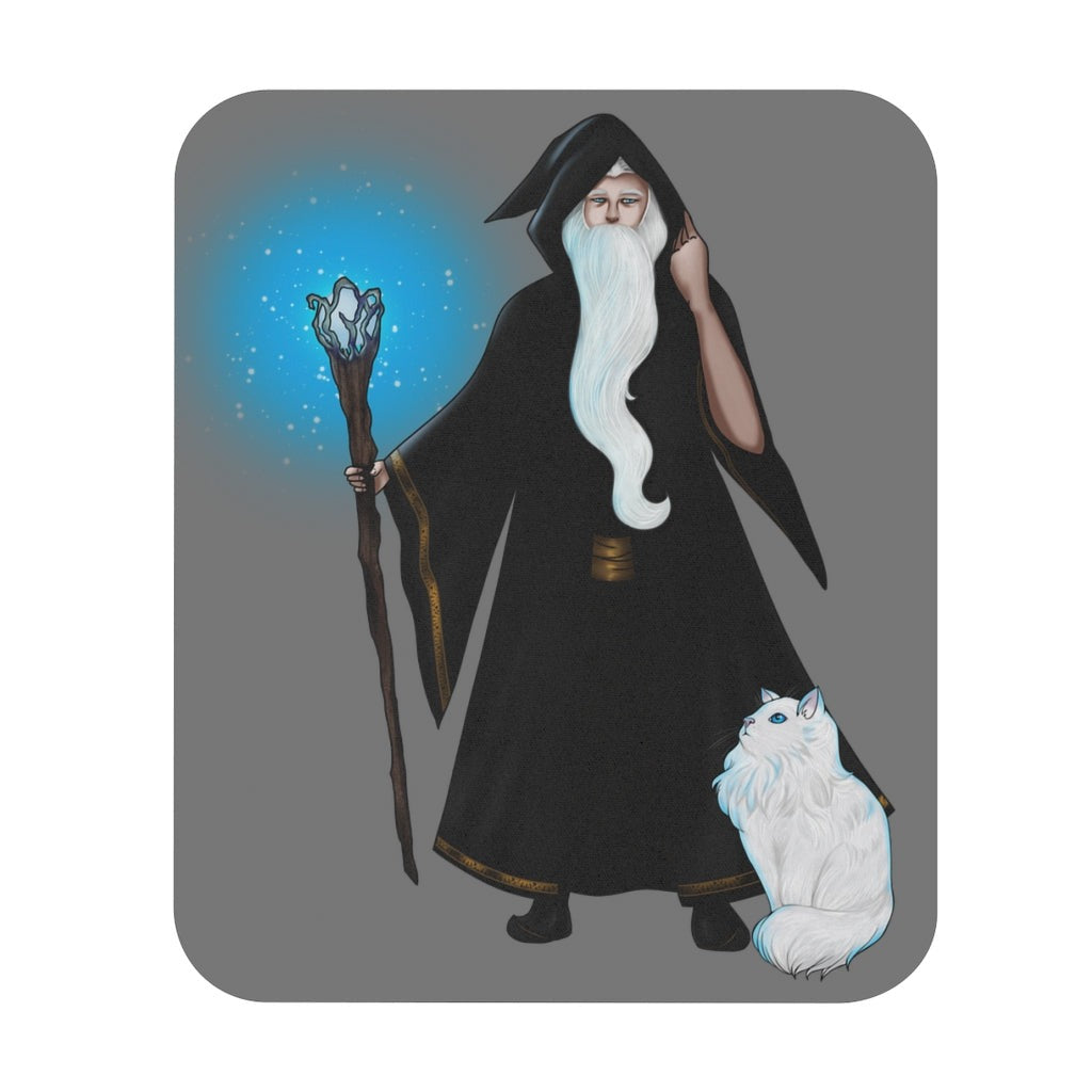 Wizard/Cat Familiar Mouse Pad