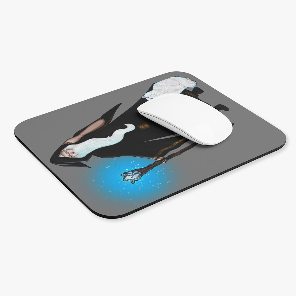 Wizard/Cat Familiar Mouse Pad
